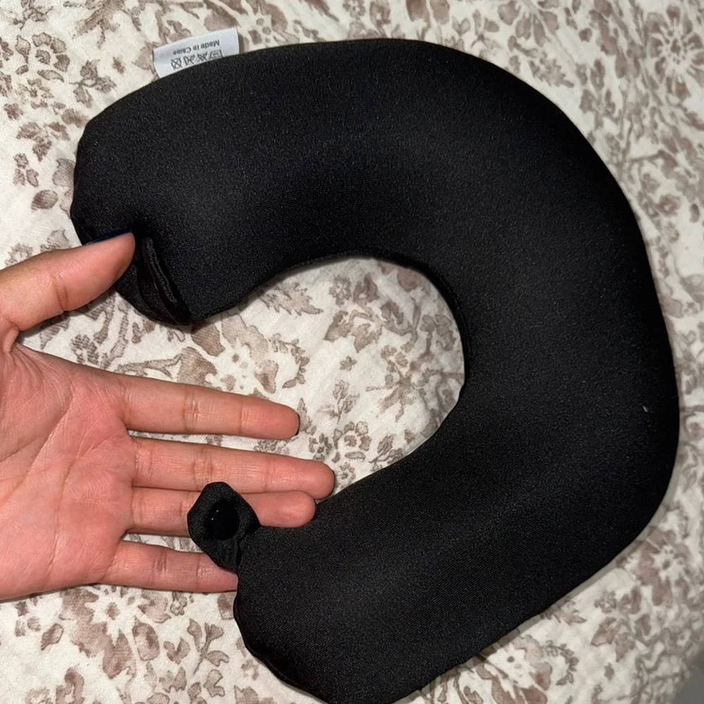 Plush Penguin Bird Toy/ converts to travel pillow- Black and White